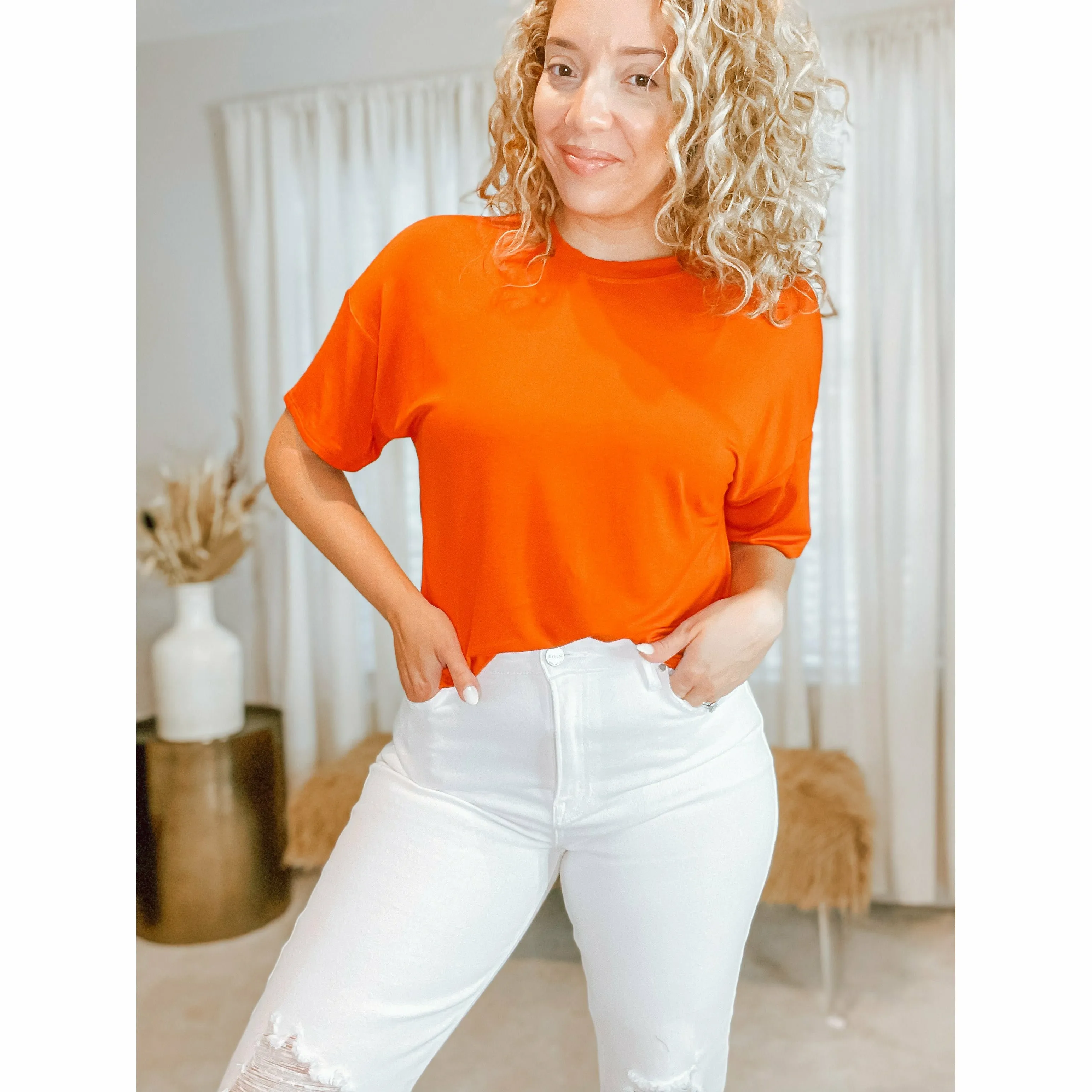 Leo Everyday Tee (Rust)