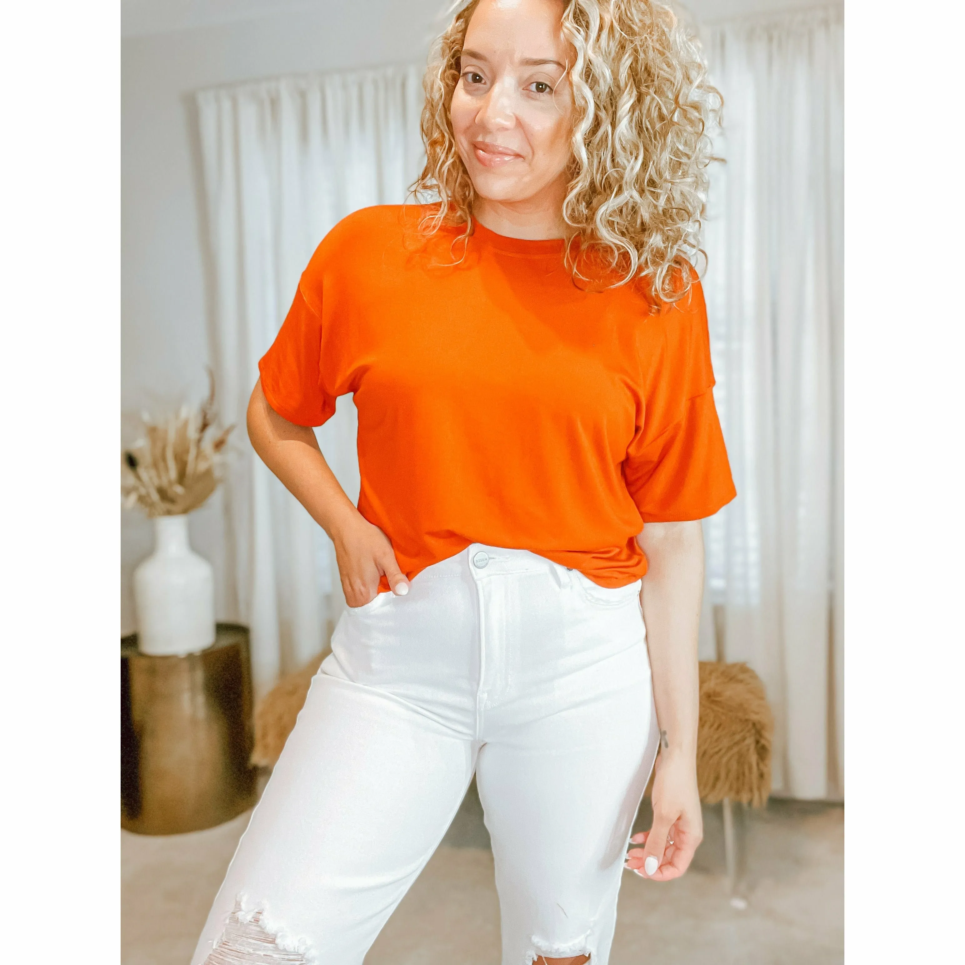 Leo Everyday Tee (Rust)