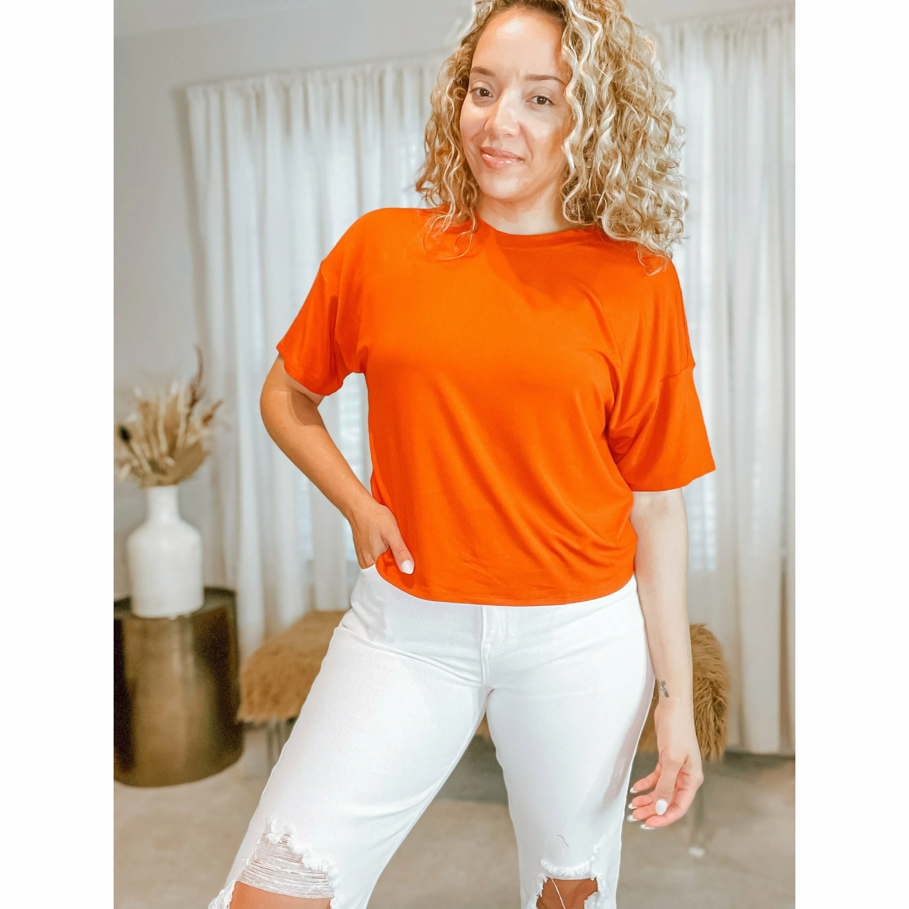 Leo Everyday Tee (Rust)