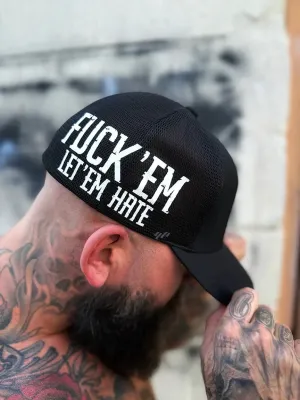 LET EM HATE SIDE STYLE FLEXFIT HAT