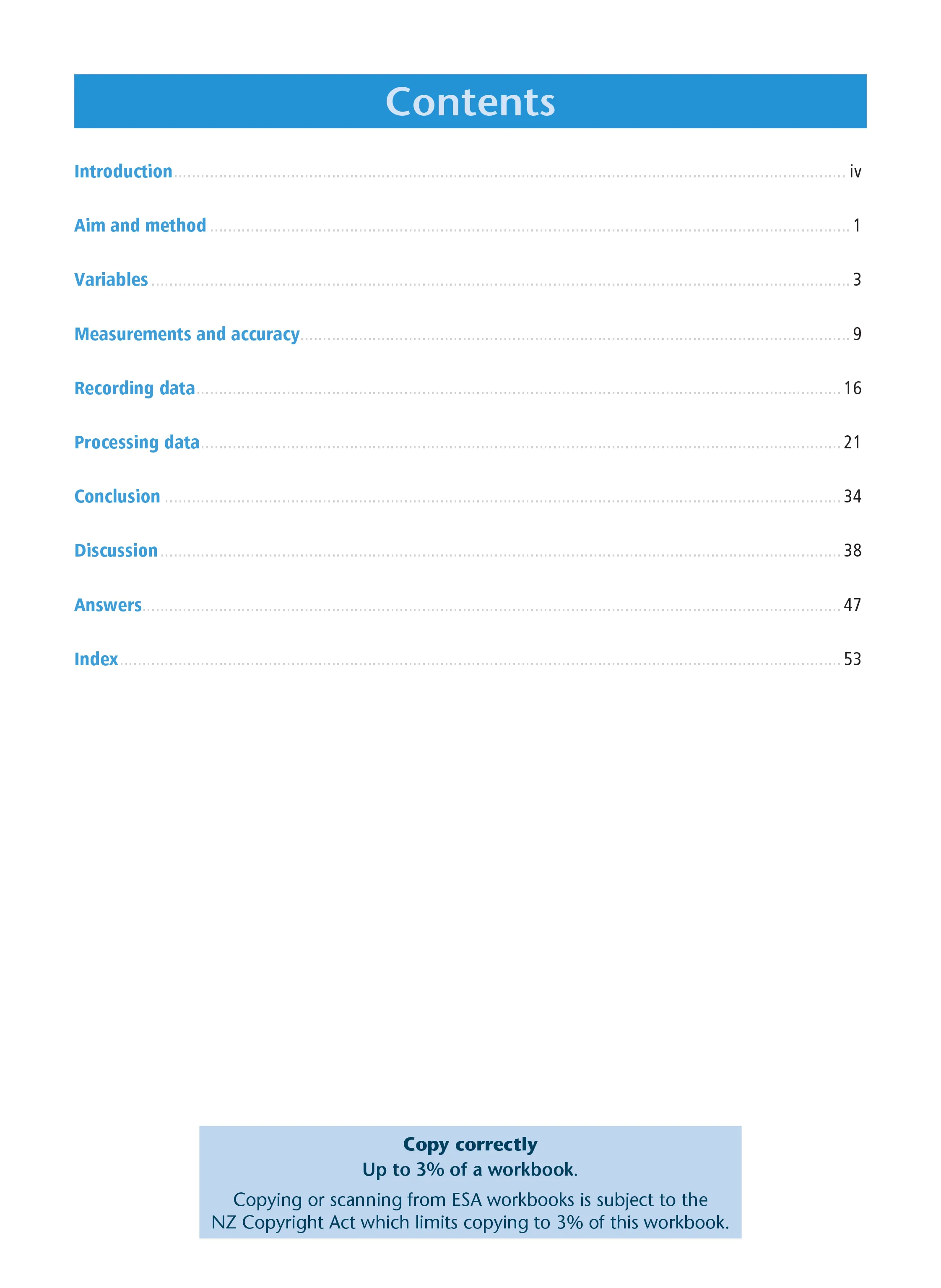 Level 1 Practical Physics Investigation 1.1 Learning Workbook