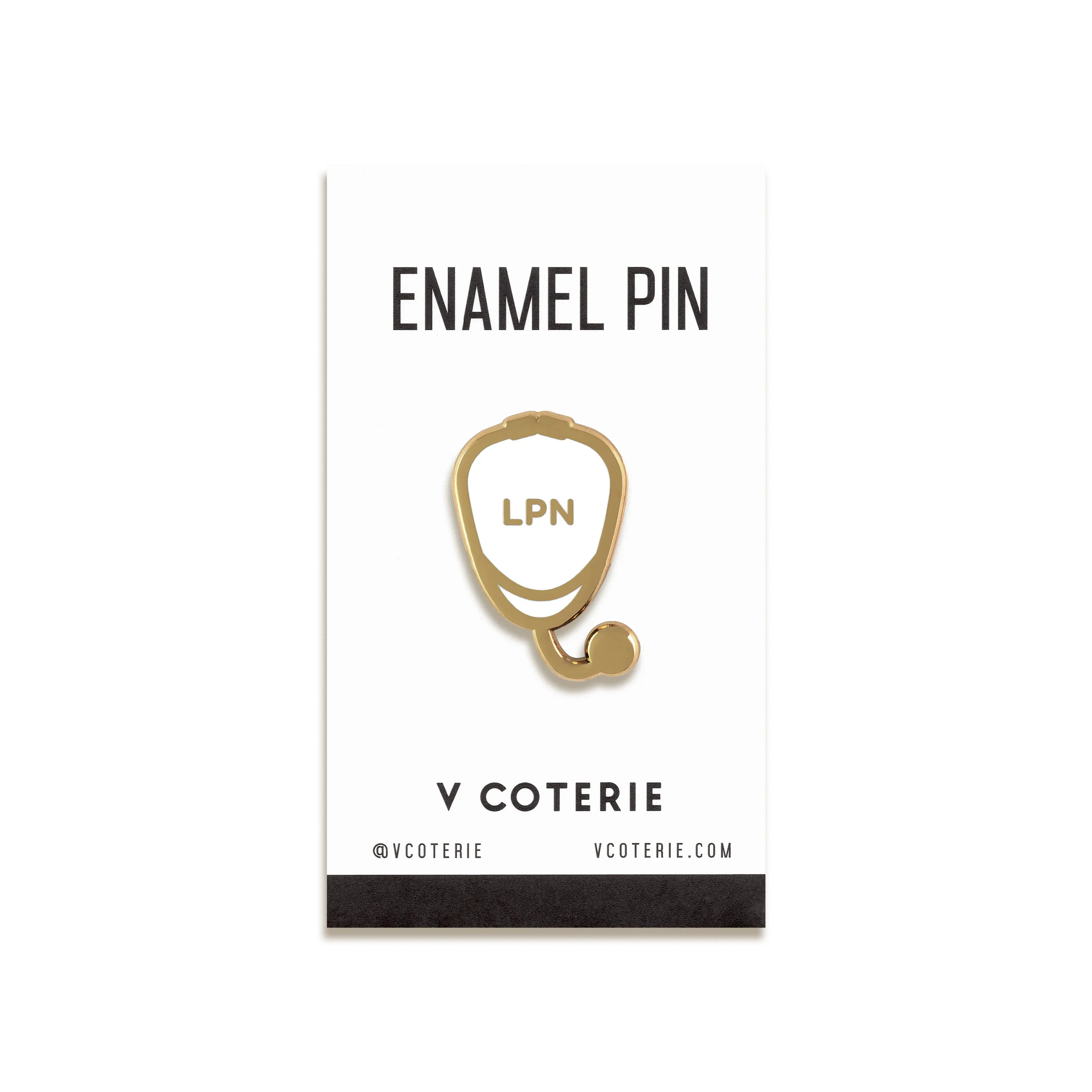 Licensed Practical Nurse Enamel Pin by V Coterie