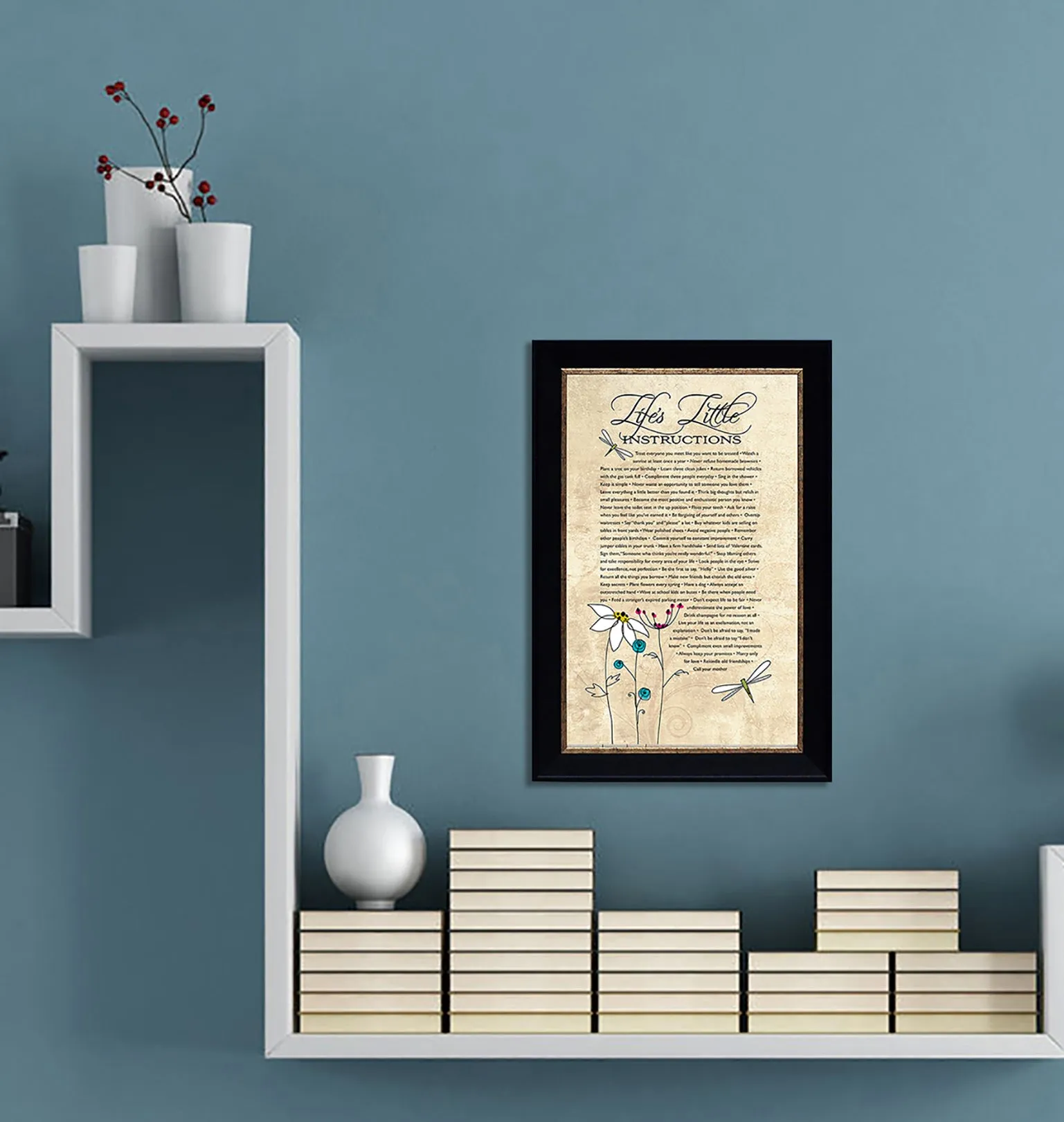 Life's Little Instructions: Framed with Glass