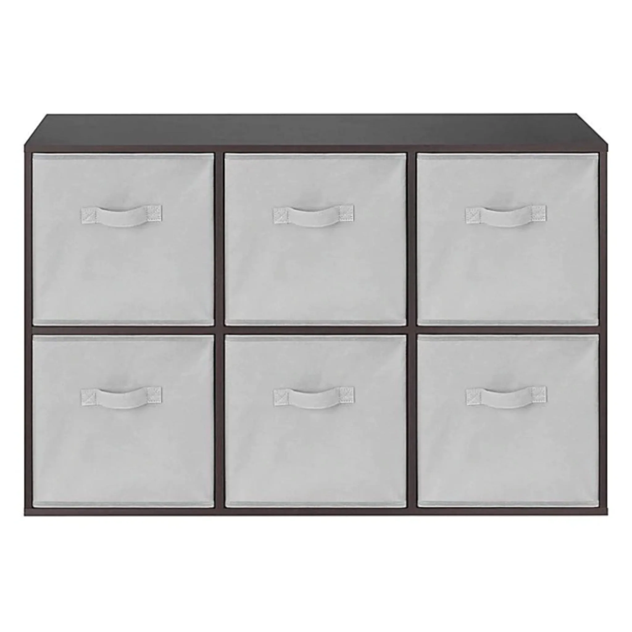 Like New/Unboxed- Relaxed Living 6-Cube Organizer (Espresso)