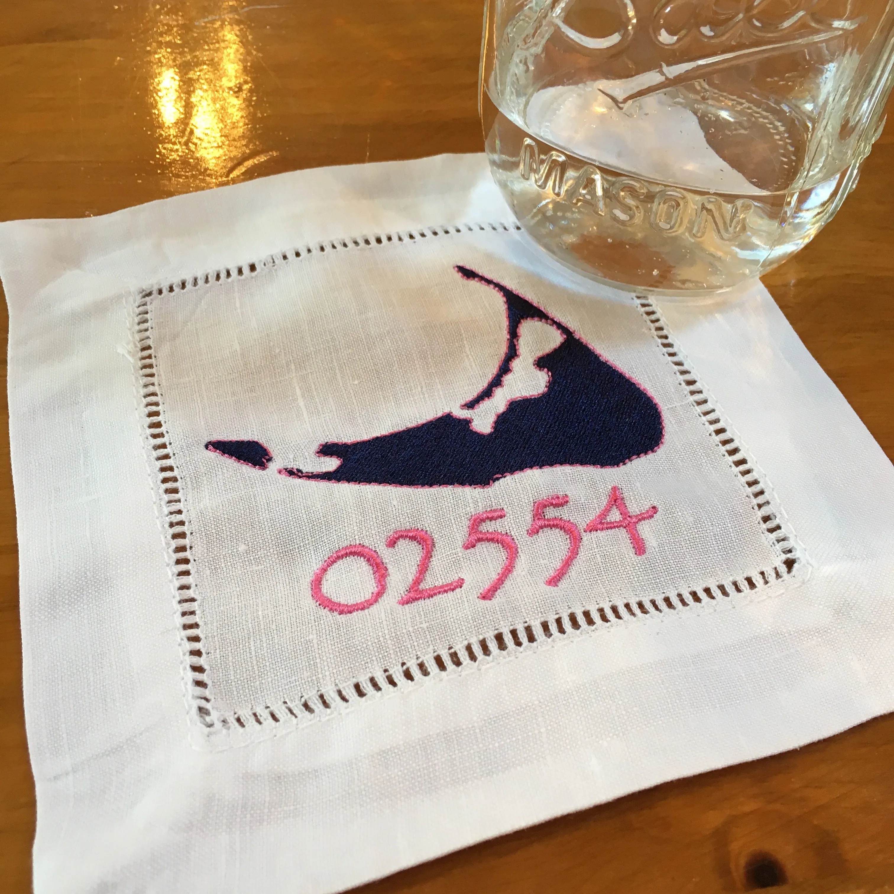 LINEN COCKTAIL NAPKINS - SET OF 4