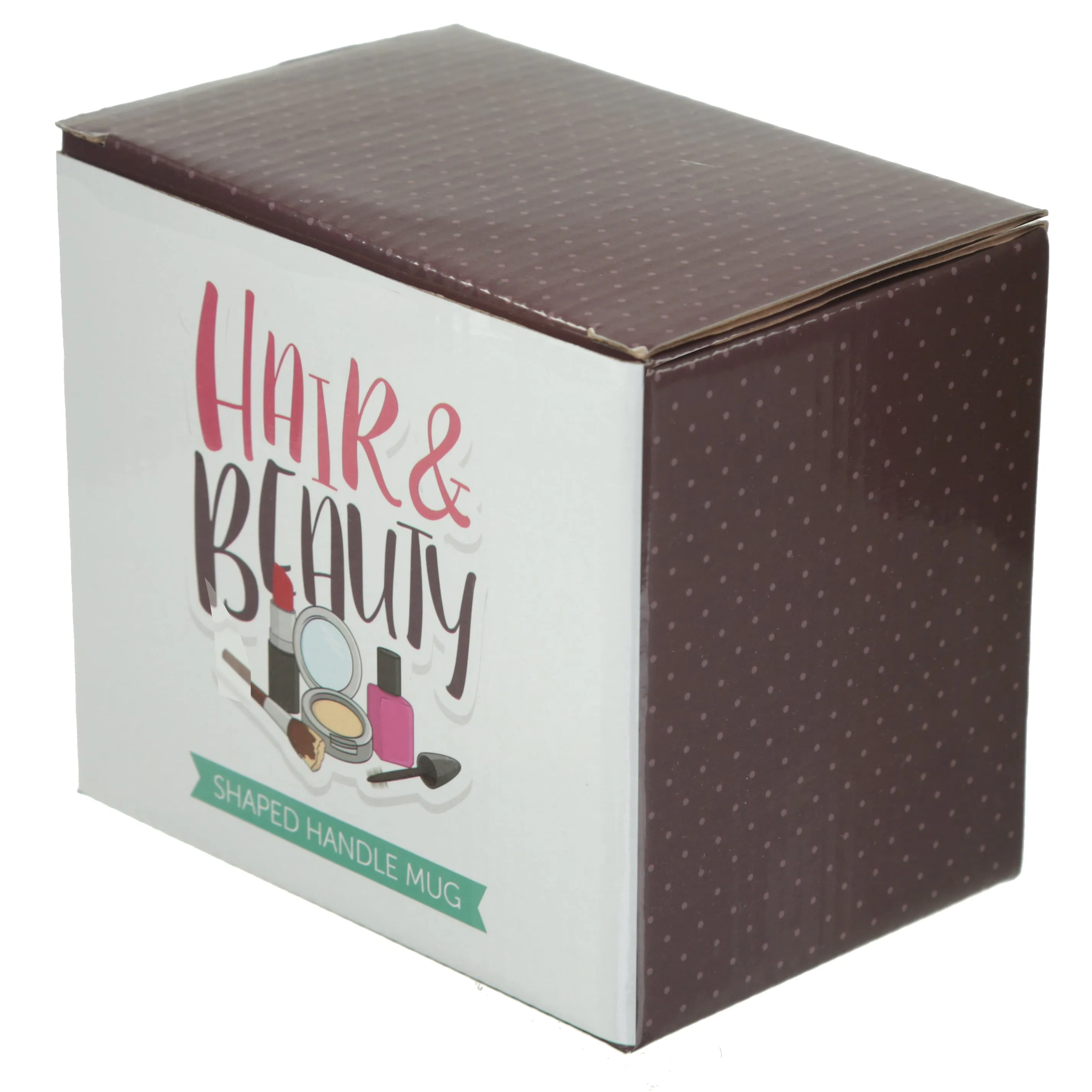 Lipstick Ceramic Shaped Handle Mug