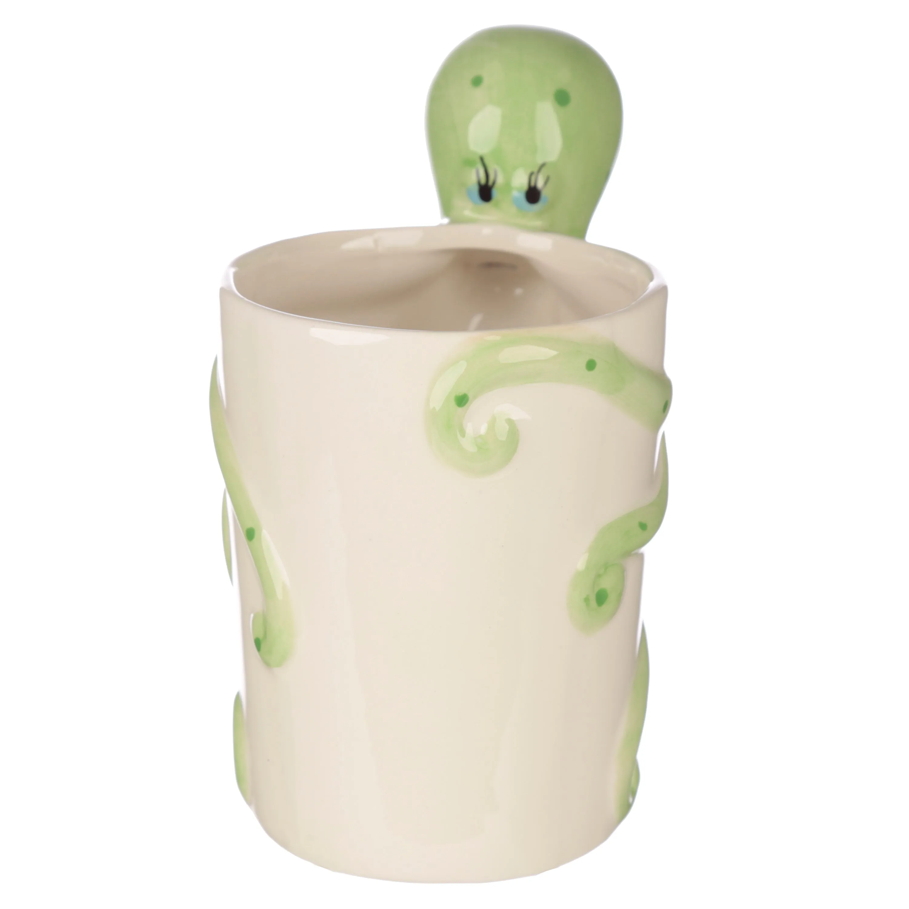 Lisa Parker Octopus Ceramic Shaped Handle Mug