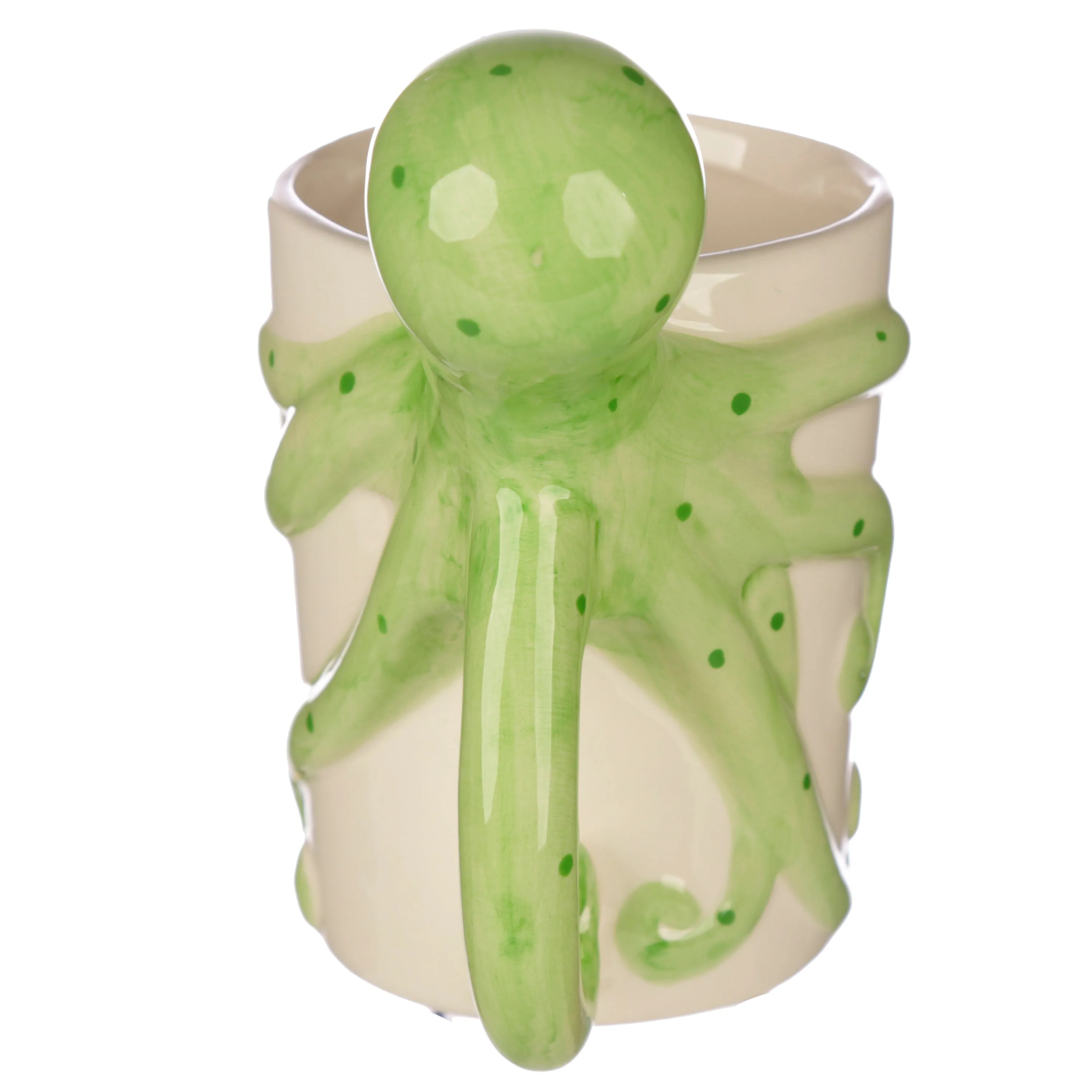 Lisa Parker Octopus Ceramic Shaped Handle Mug
