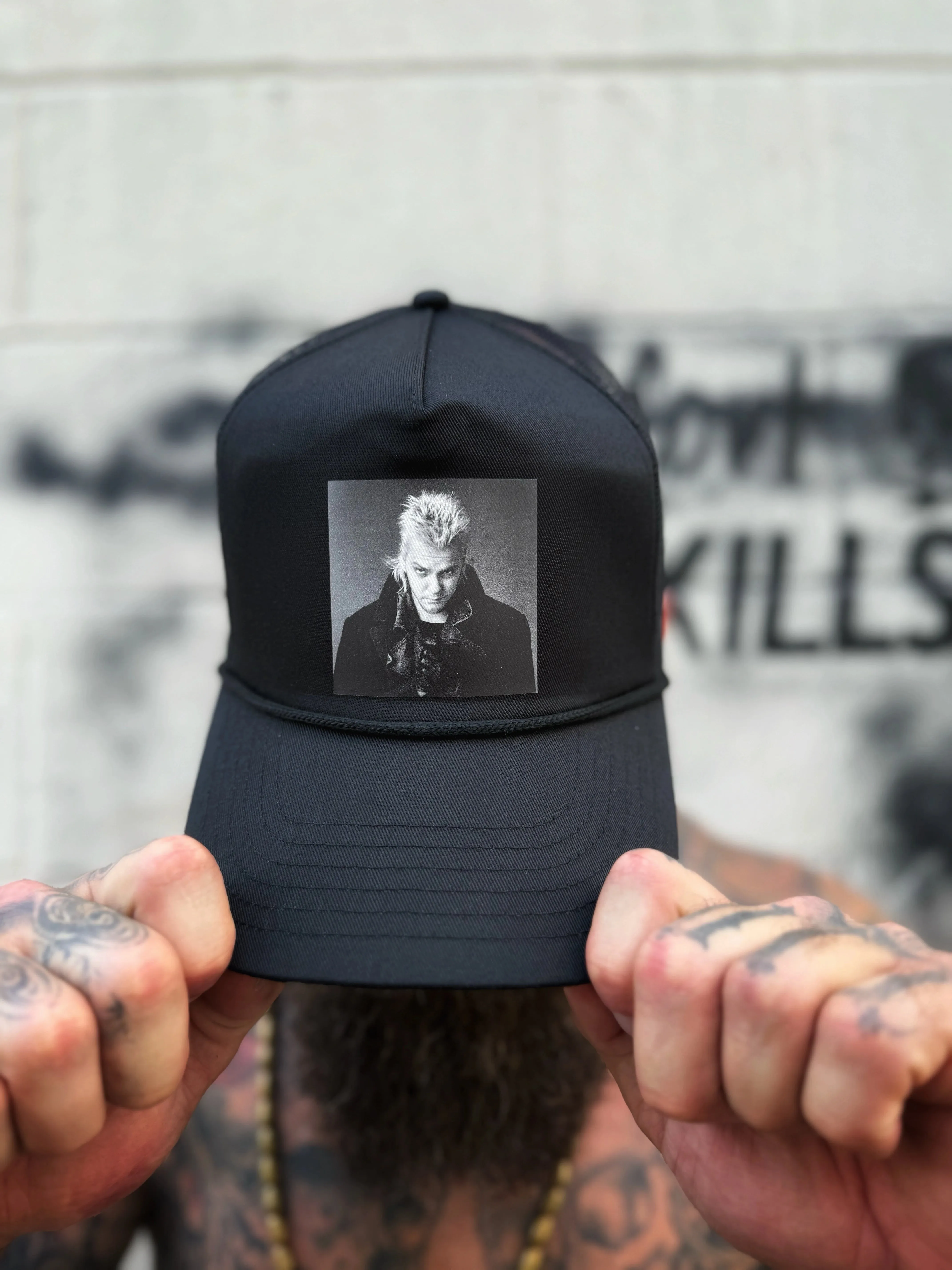 LOST BOYS CURVBED BILL BLACK HAT