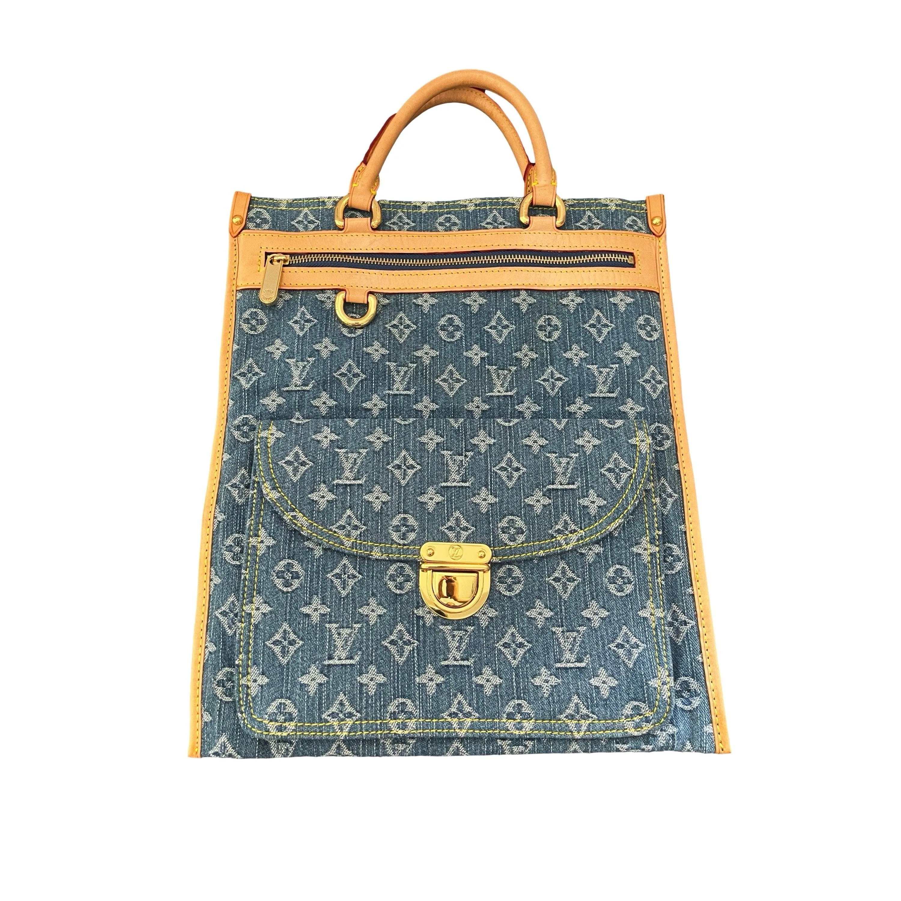 Louis Vuitton Denim Monogram Tote
