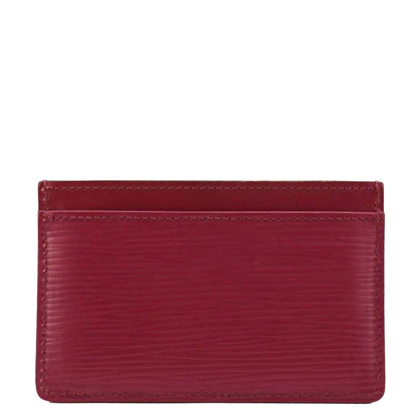 LOUIS VUITTON Epi Leather Card Holder Fuchsia