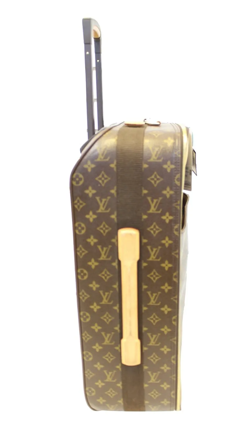 LOUIS VUITTON Monogram Canvas Pegase 55 Business Suitcase Travel Bag