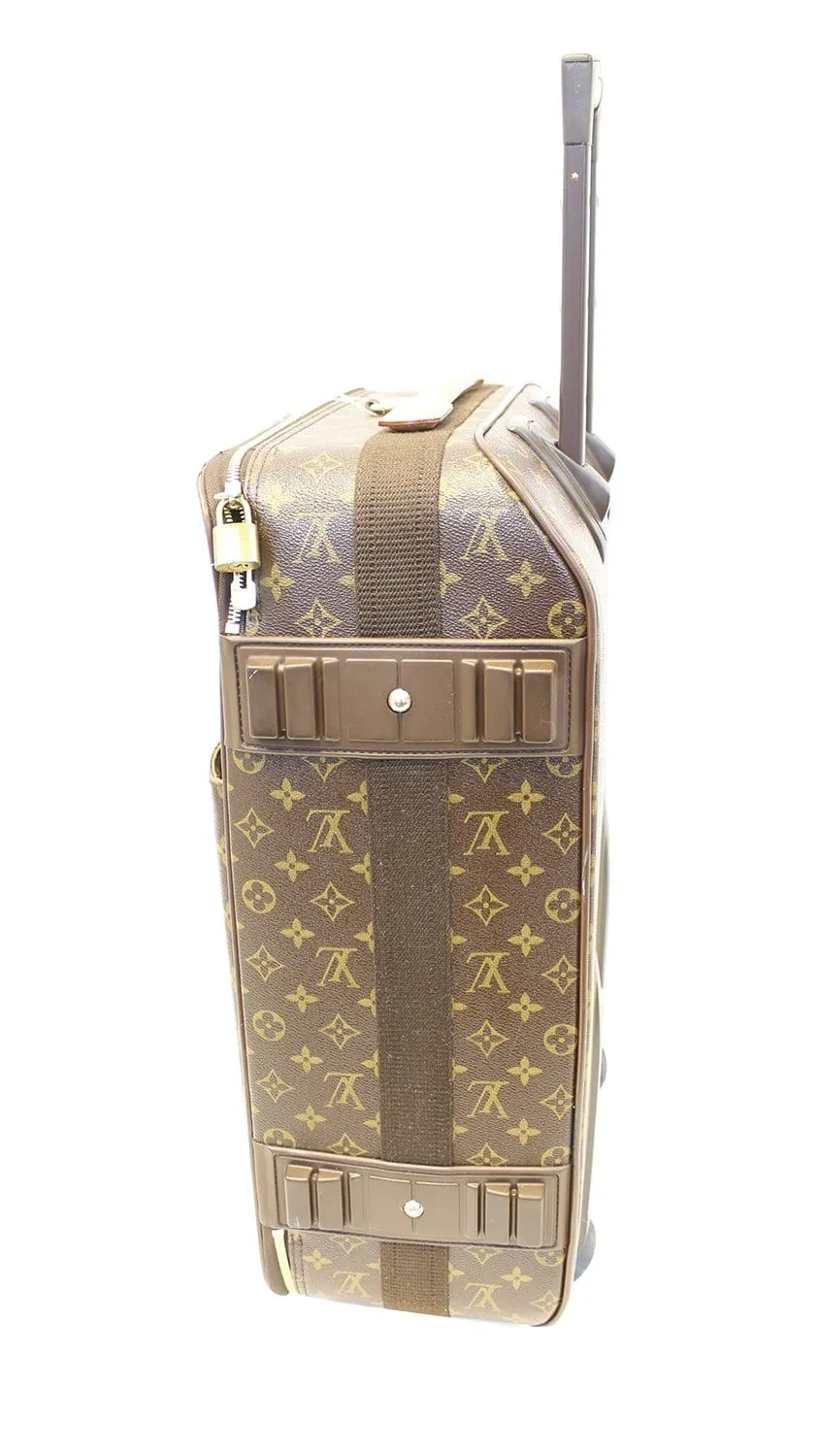 LOUIS VUITTON Monogram Canvas Pegase 55 Business Suitcase Travel Bag