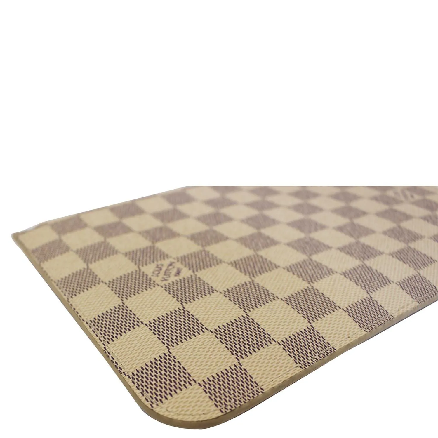 LOUIS VUITTON Pochette Wristlet Pouch Neverfull MM Damier Azur
