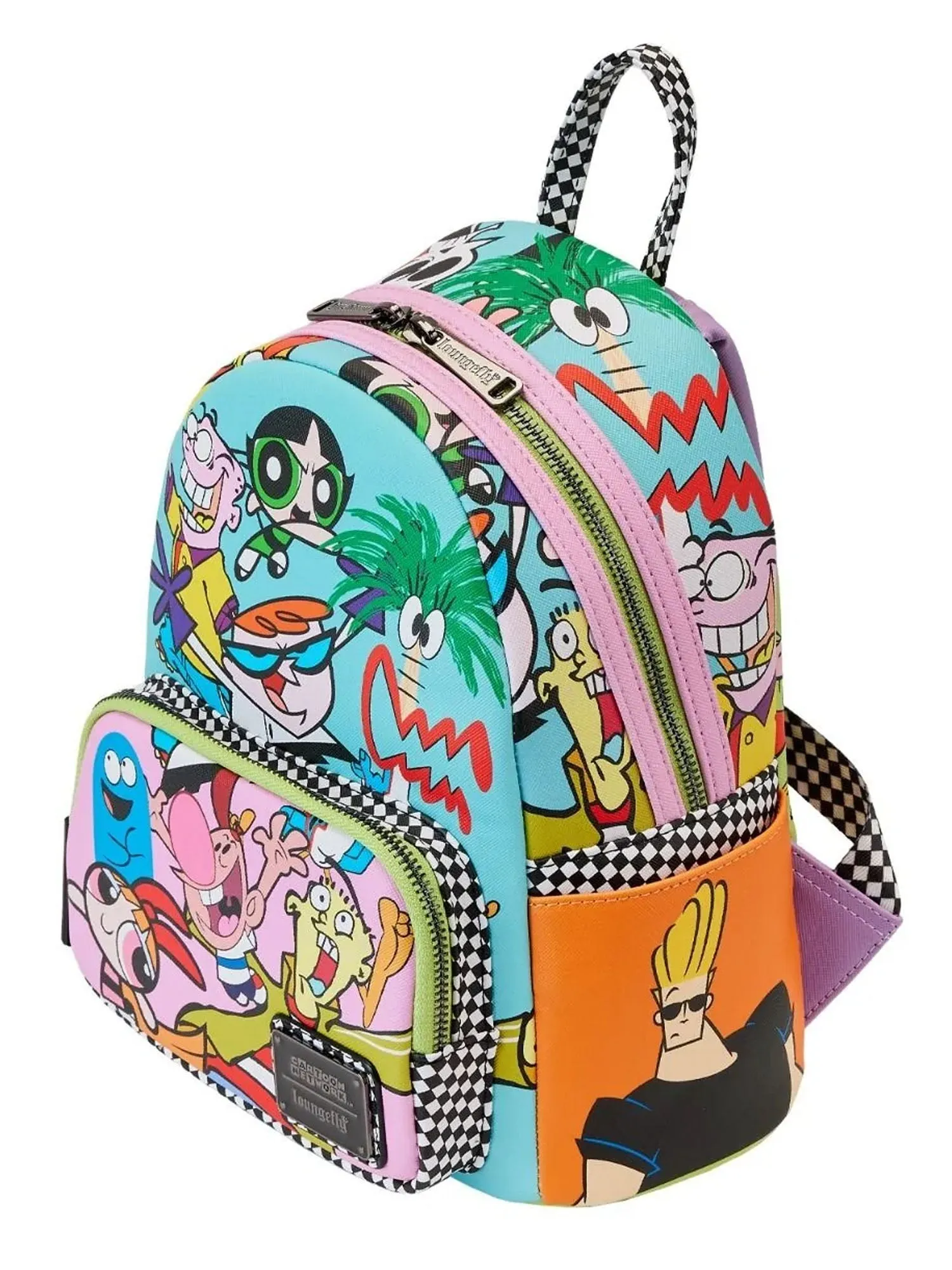 Loungefly x Cartoon Network Retro Collage Mini Backpack Powerpuff Girls Dexter's