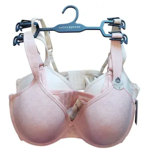 Lucky Brand NWT Full Figure Underwire Bras 2 pack comfort Straps 38C