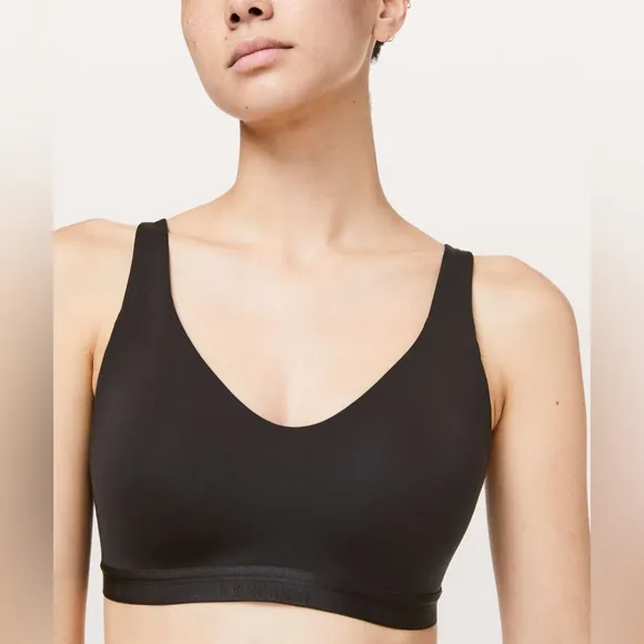 Lululemon Up For It Bra in Black Size 34C