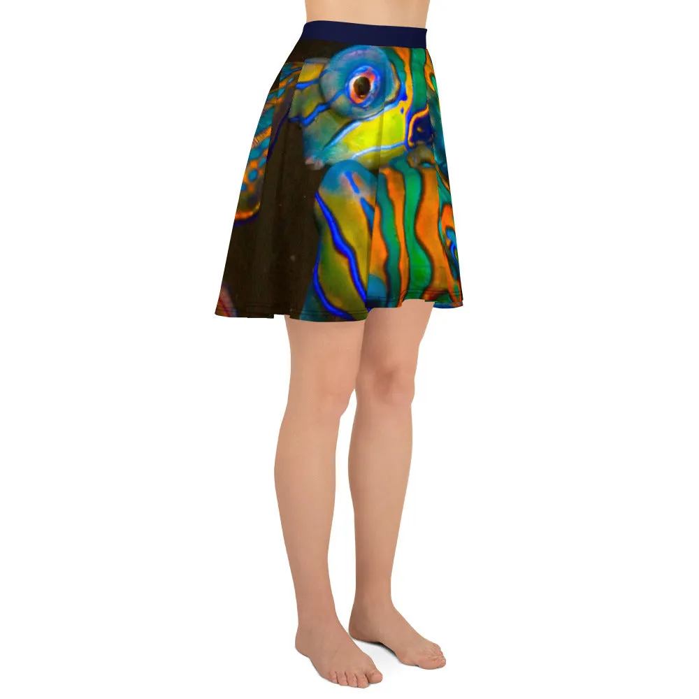 Mandarinfish Skater Skirt