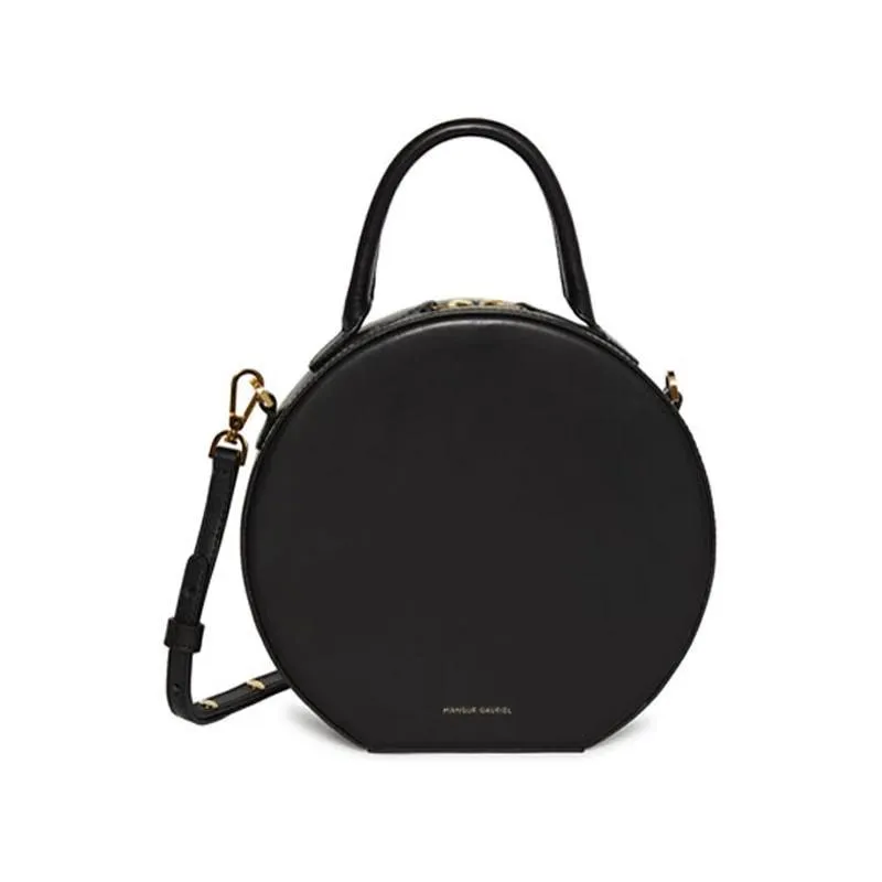 MANSURSTUDIOS women genuine leather Circle bag