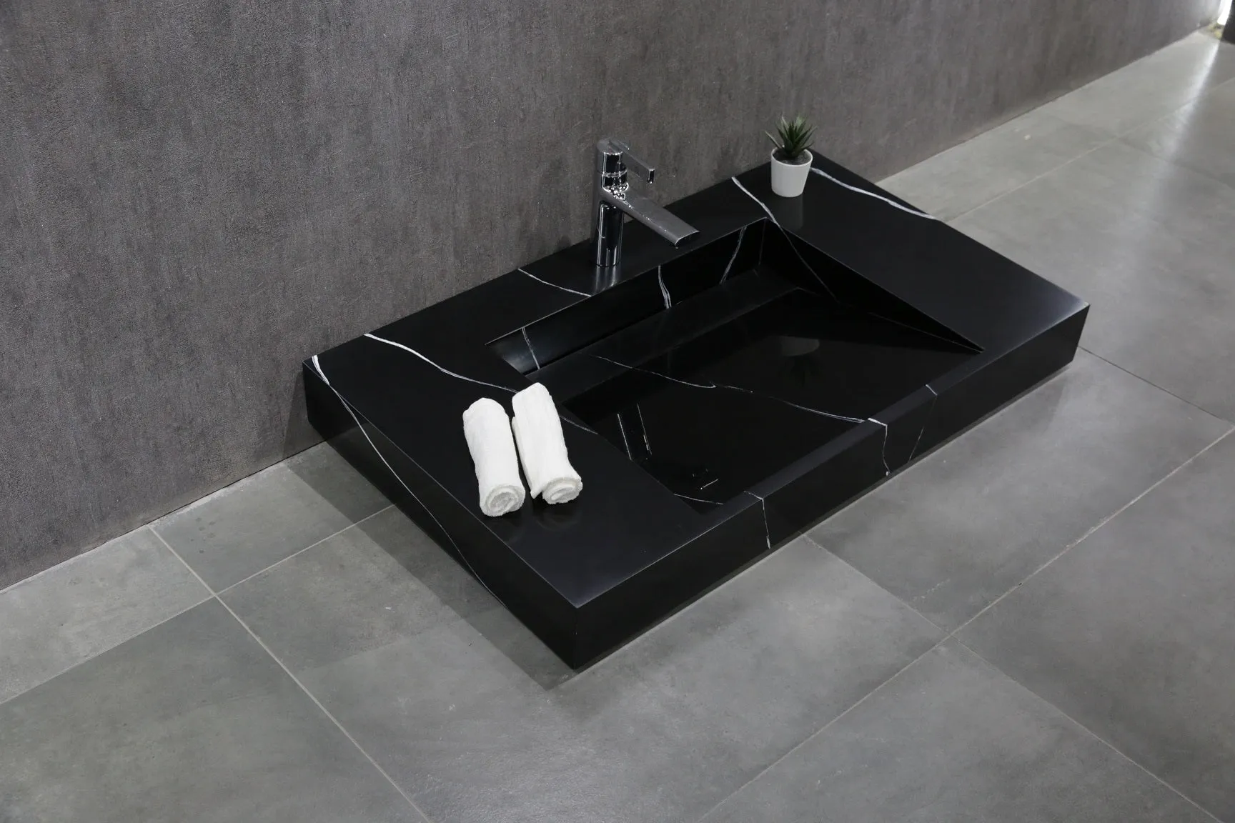 Marble Ramp Basin 1200mm - BUVS1200