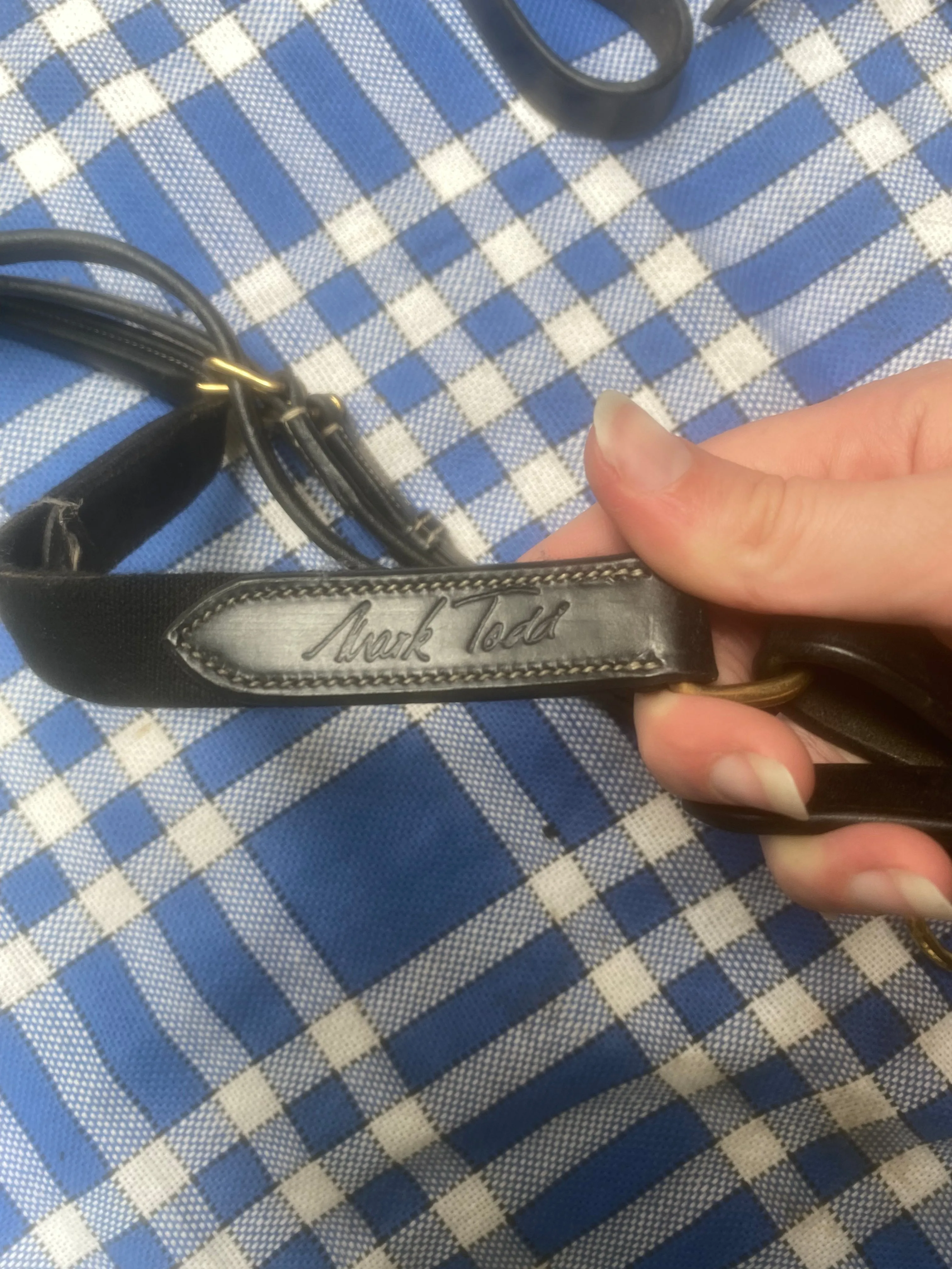 Mark Todd black full size breastplate martingale FREE POSTAGE🟢