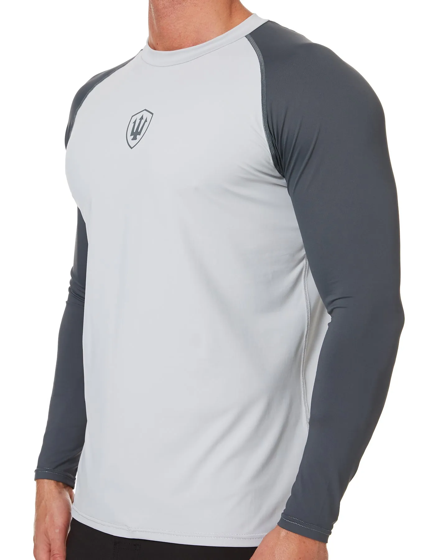 Mens L/S 2 Tone Relaxed Fit Rash Shirt