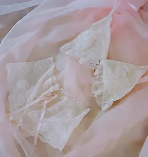 Mesmerizing Couture Lingerie Set in a breeze of blush lace