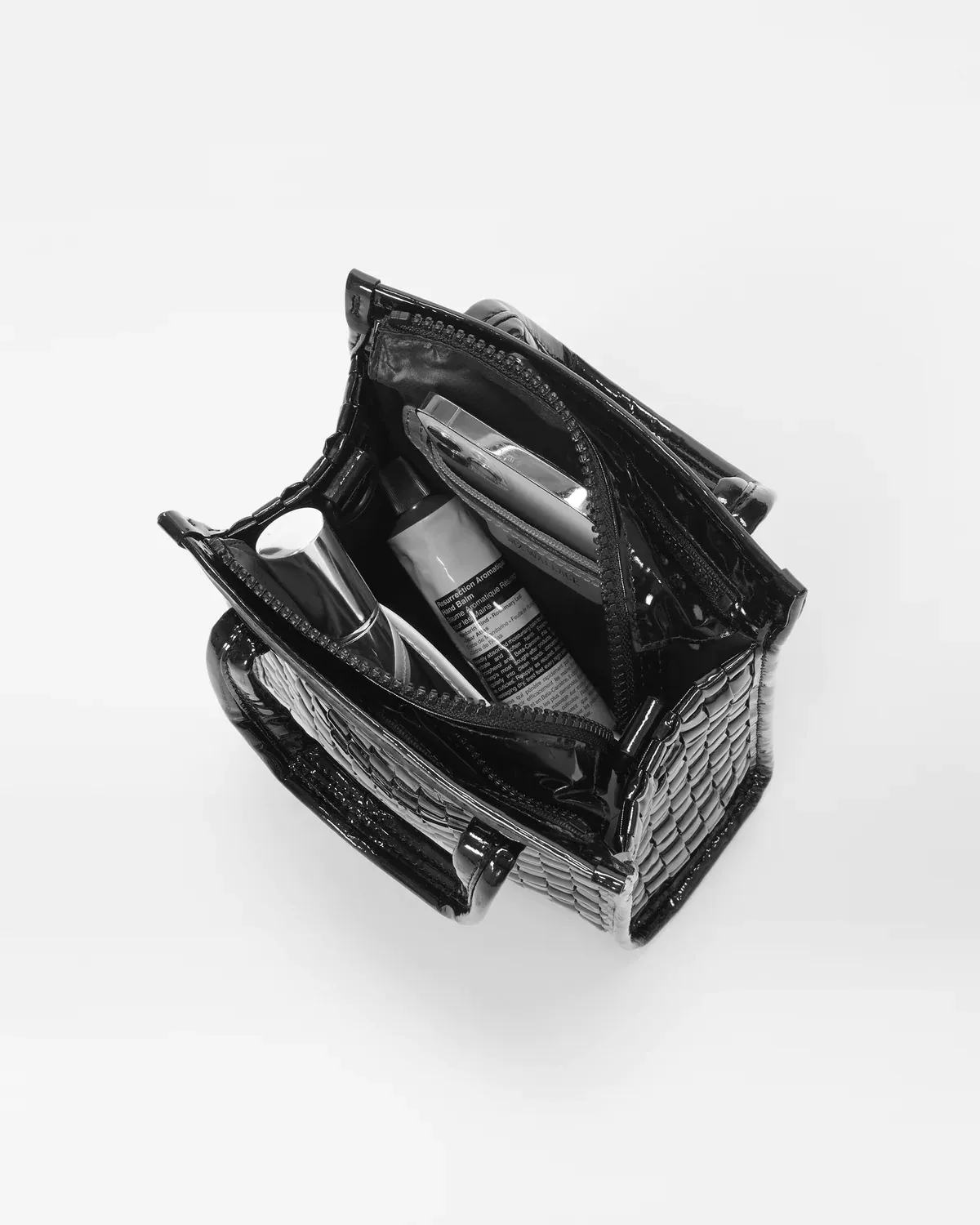 Micro Woven Box Tote |  Dawn