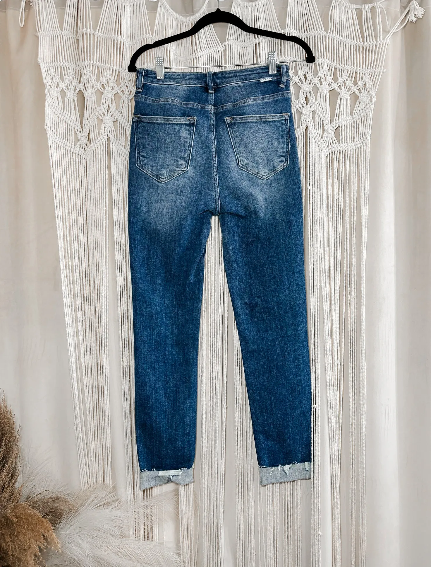 Mid rise relaxed skinny jeans