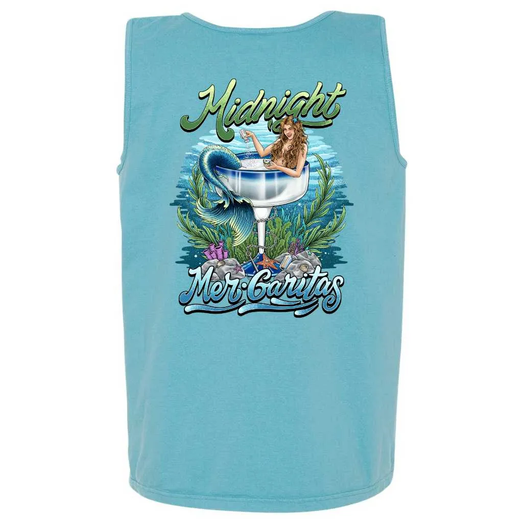 Midnight Mergarita Boyfriend Tank (Lagoon)