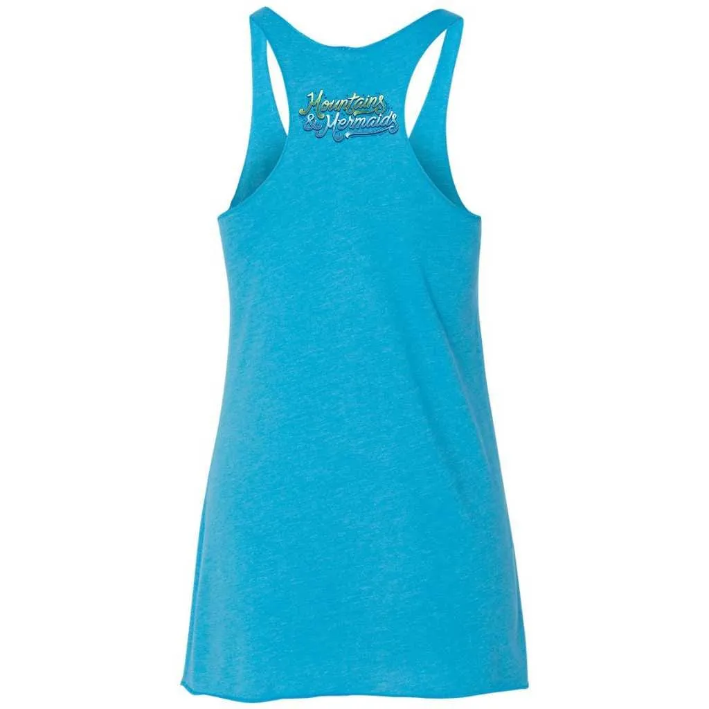 Midnight Mergarita Racerback Tank (Turquoise)