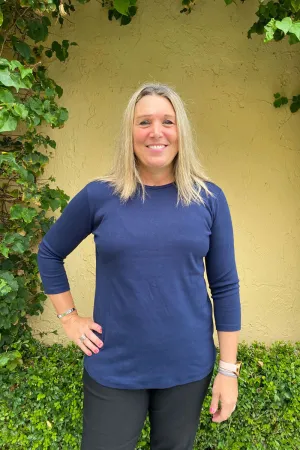 Mildred Hoit Everyday Tee - Navy