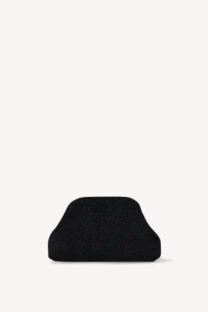 Mira Clutch in Cotton - Black