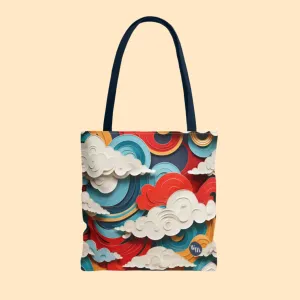 Modern Art Clouds Tote