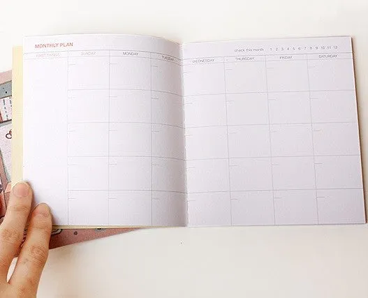 Monthly Stitched Planner - (S) Cocoacheese