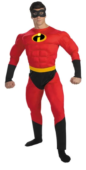 Mr Incredible Muscle Adult  Costume