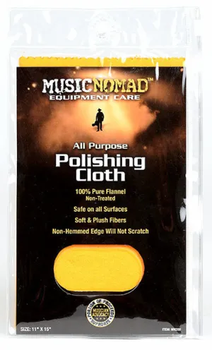 Music Nomad 100% Flannel All Purpose Polishing Cloth