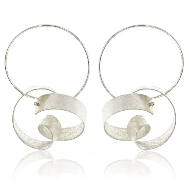 Mysterium Collection Sterling "Pretzel" Earrings (med)