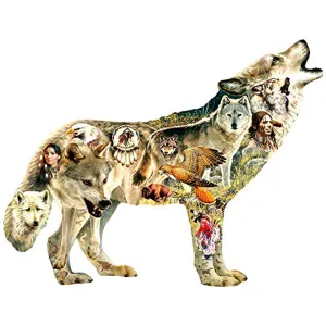 Native American Wolf Shape
