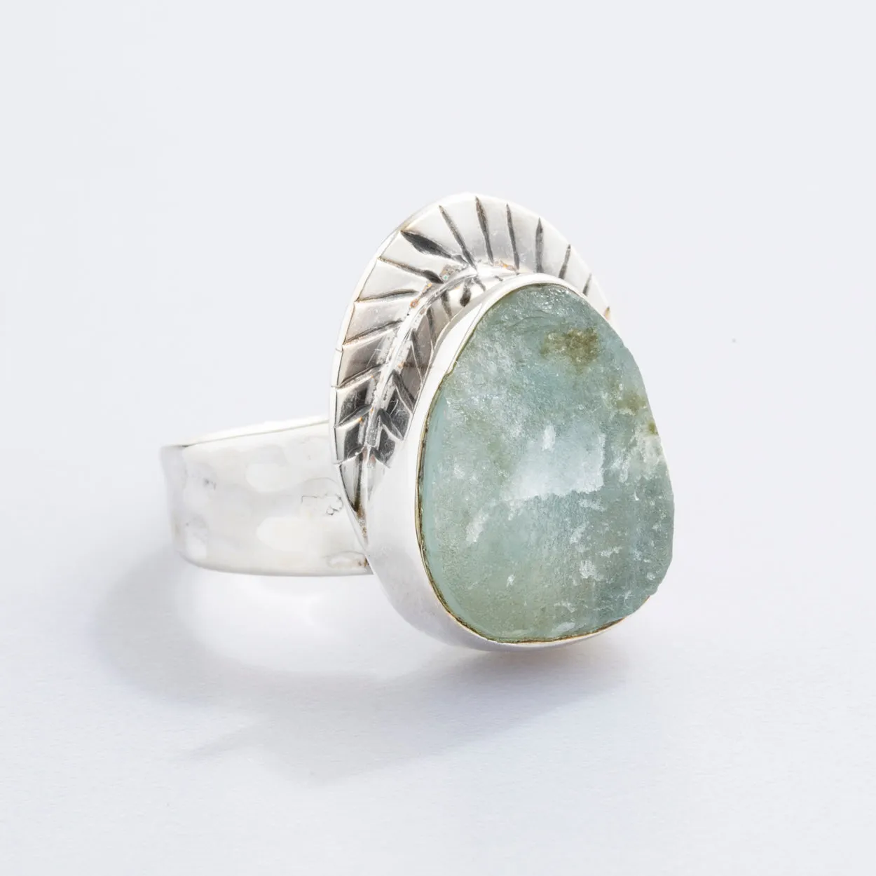 Natural Aquamarine Ring