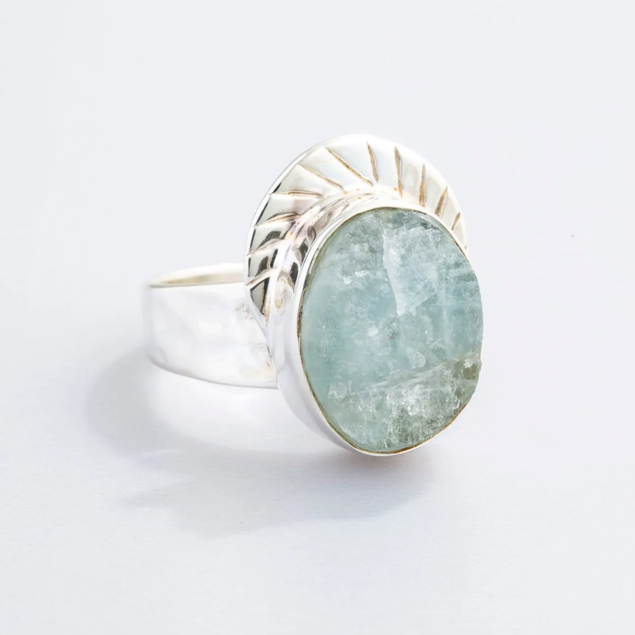 Natural Aquamarine Ring