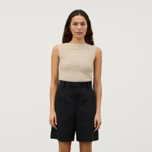 Natural Textured Knit Top
