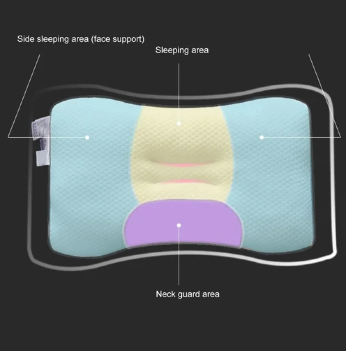 Neck Support Massage Pillow