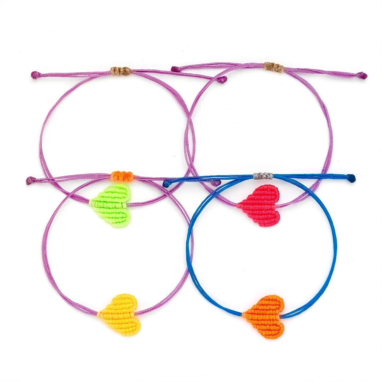 Neon Heart Bracelet