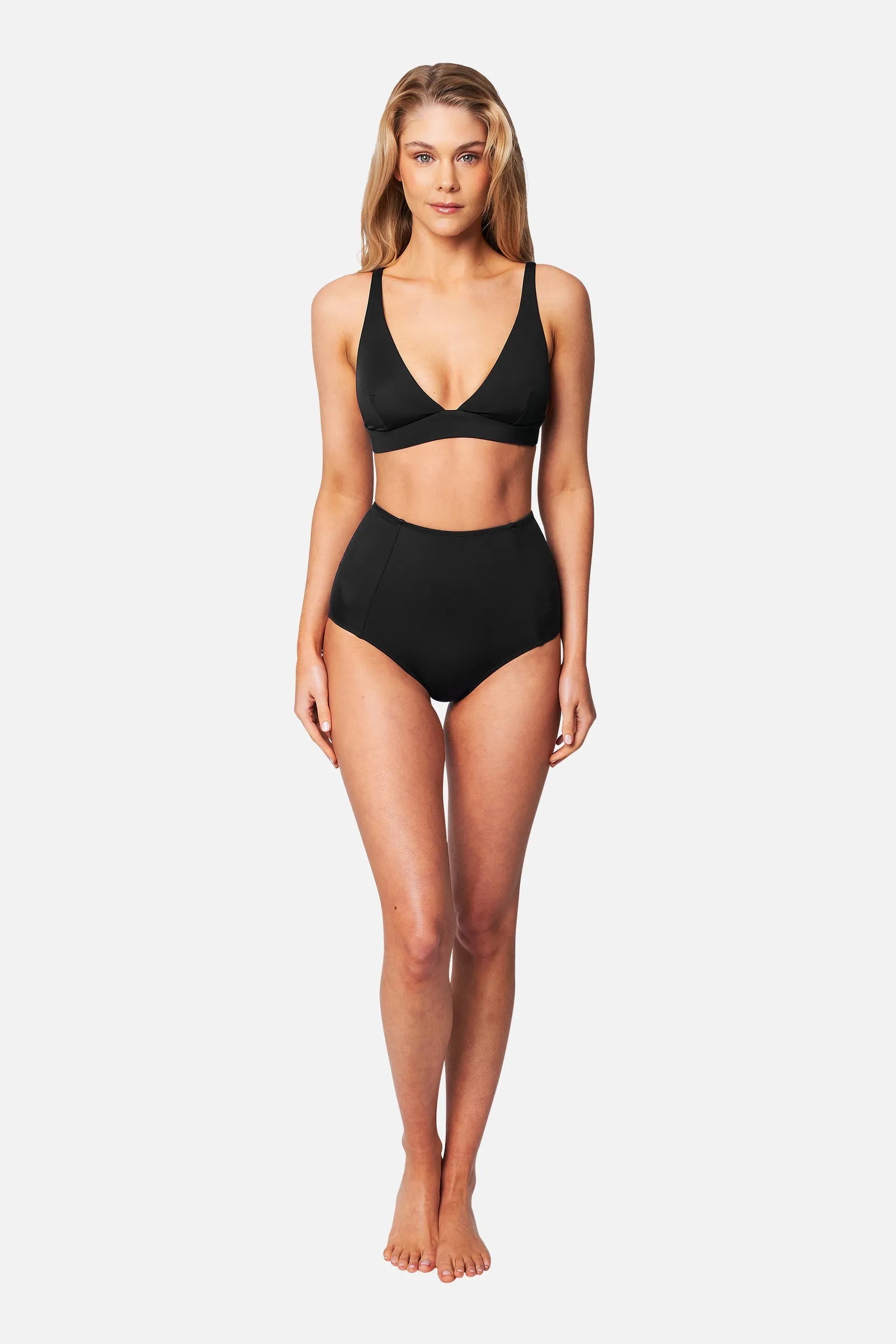 Never Say Never Bikini Bralette BLACK