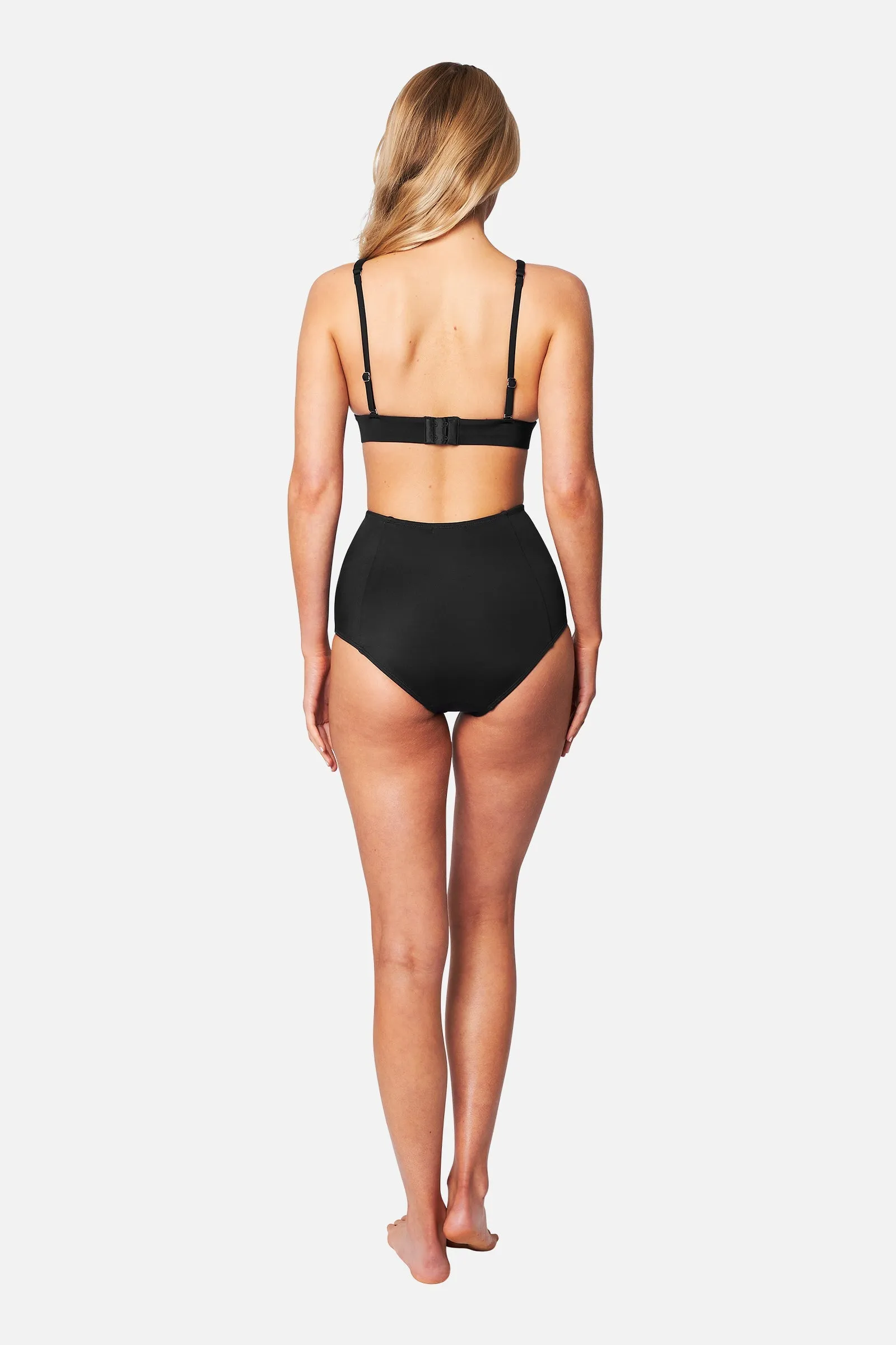 Never Say Never Bikini Bralette BLACK