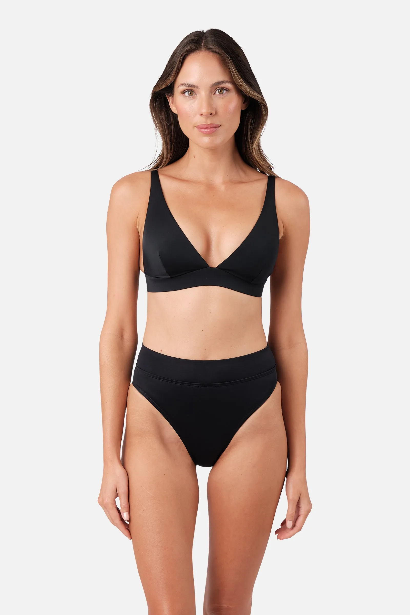 Never Say Never Bikini Bralette BLACK