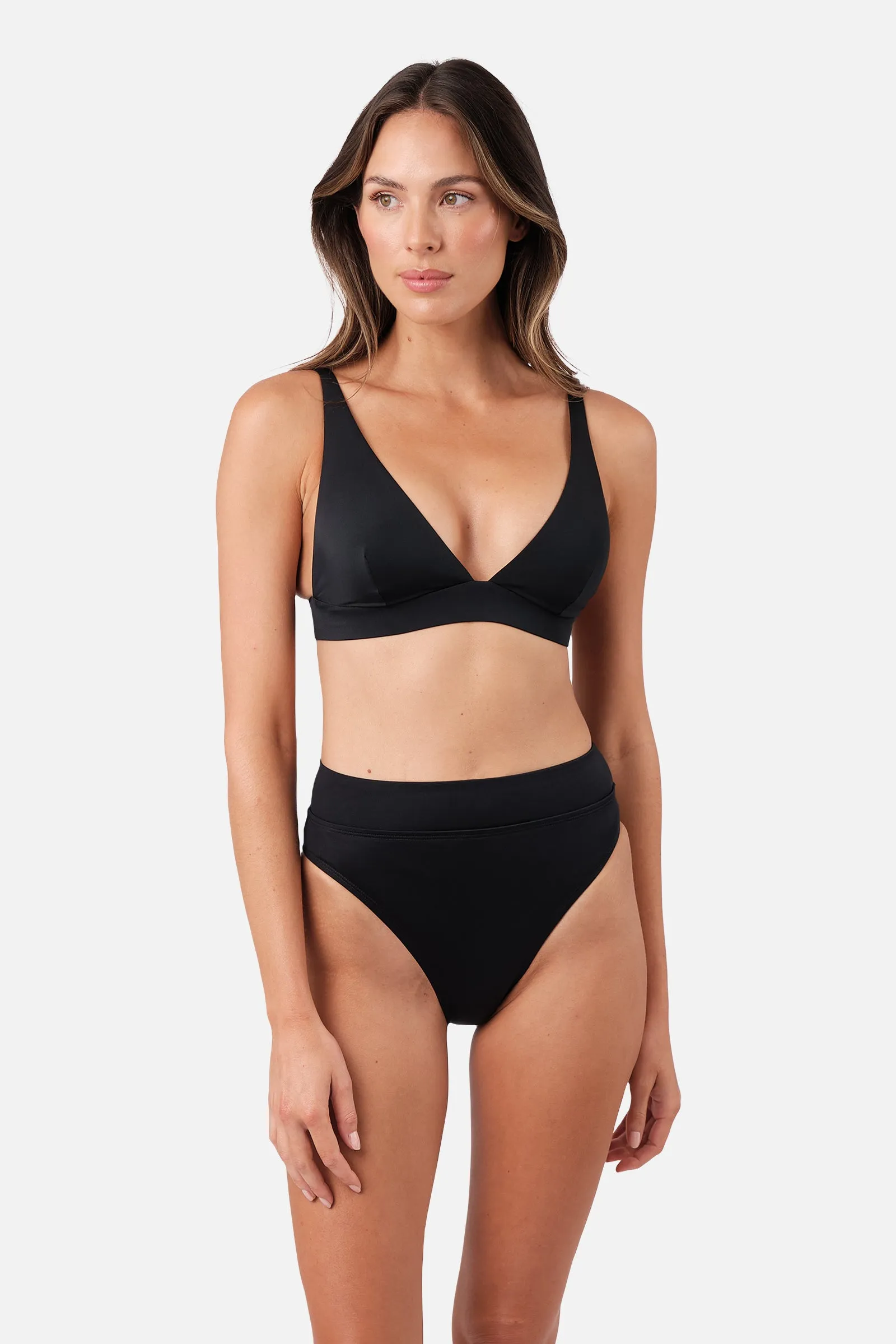 Never Say Never Bikini Bralette BLACK