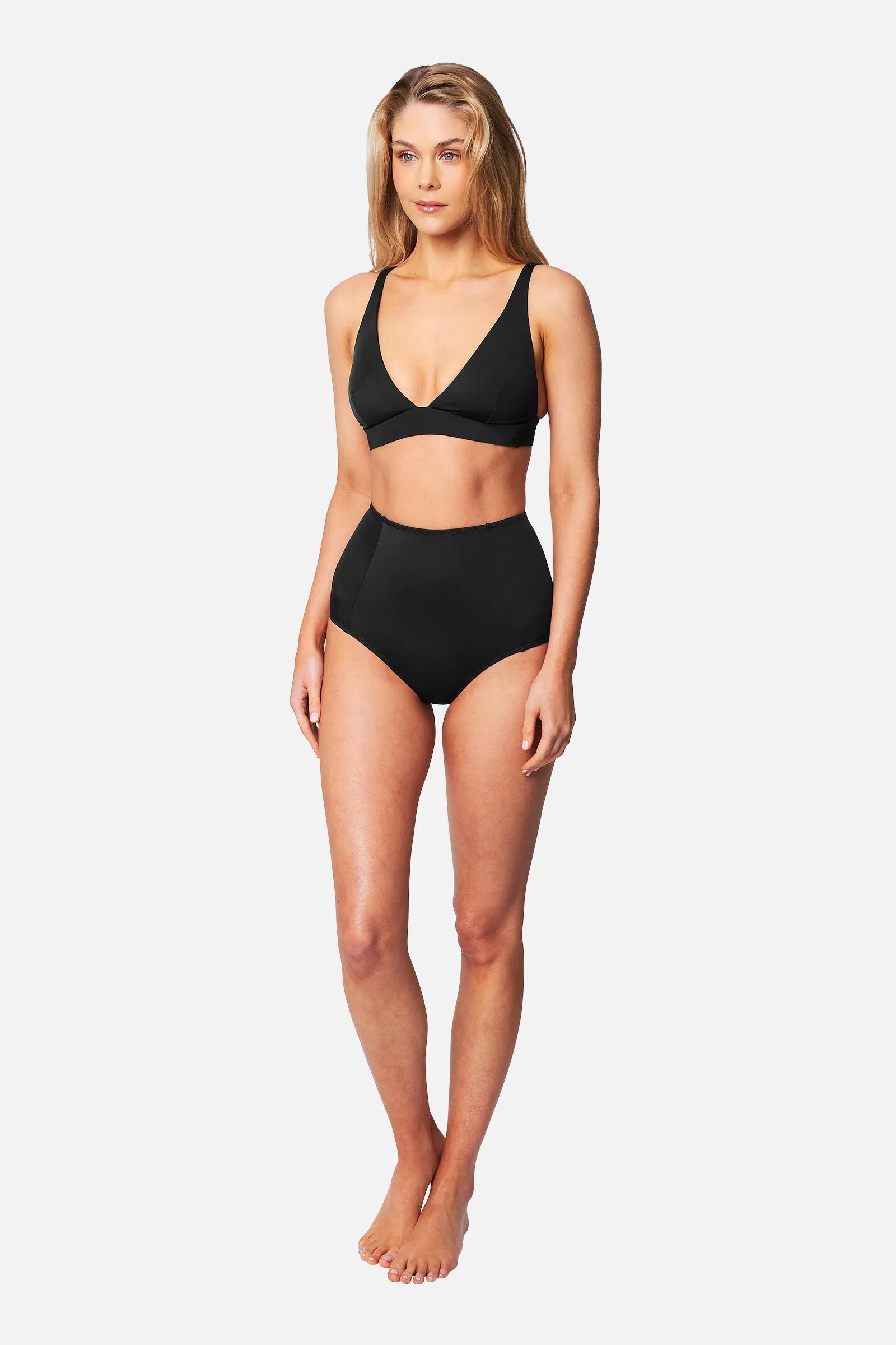 Never Say Never Bikini Bralette BLACK