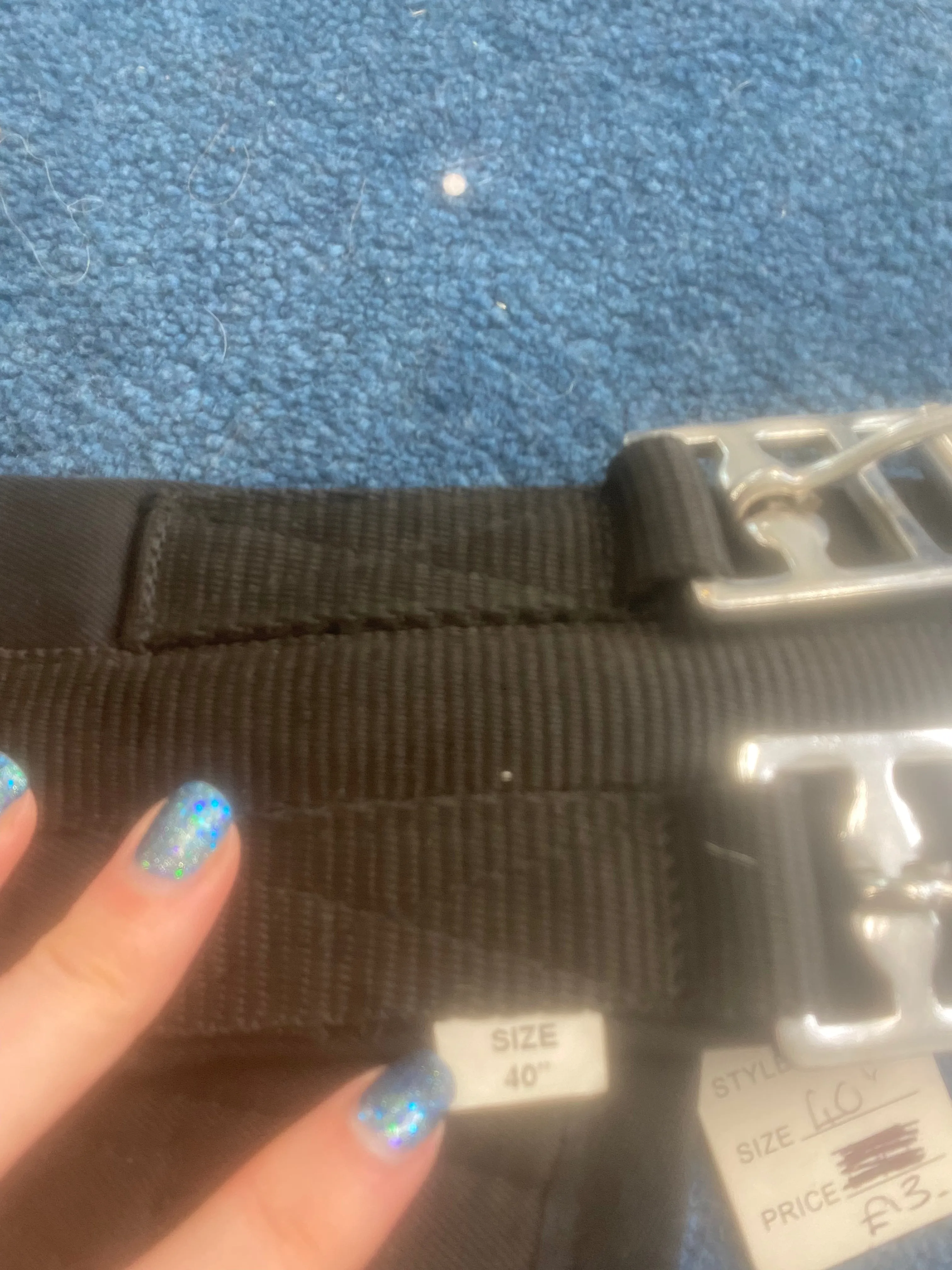 New black cotton girth 40”